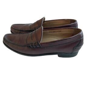 Allen Edmonds Brown Leather Loafers Beaumont Men's Size AAA 11.5 30015